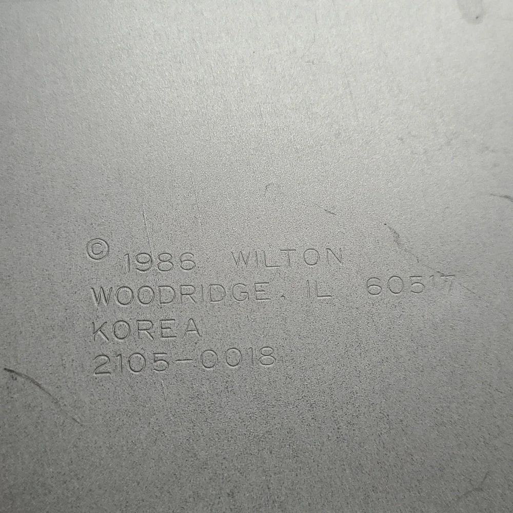 Wilton 18 Wheeler Truck 1986 Vintage Silver Cake Pan